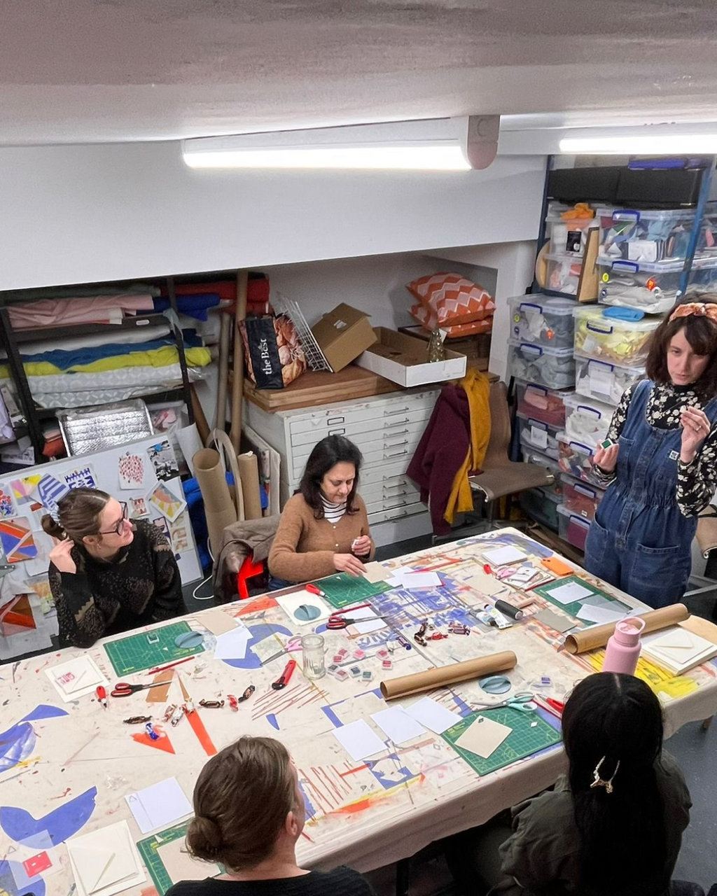 SE London Hither Green |  Linoprint Workshop: Print Your Own Greeting Cards